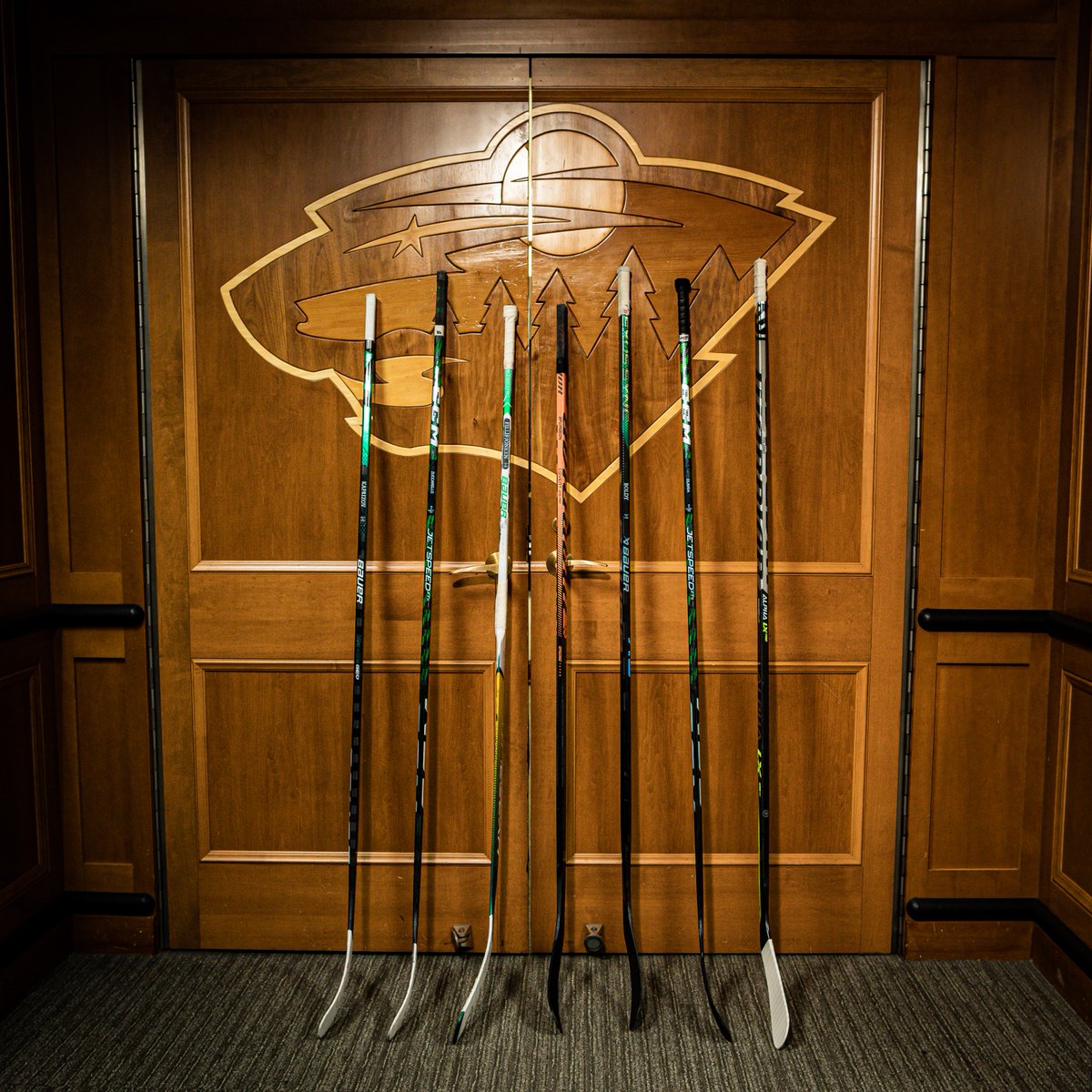 mnwild's tweet photo. Tonight, we’re leaving some sticks out for Charlie Boike, his family, and the St. Cloud hockey community. #SkateFreeCharlie ❤️ 💚 https://t.co/SglGrrDlZ9