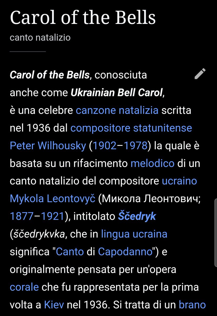 giovannidalloli's tweet image. Bello che i militari dei Paesi membri della,NATO dislocati n Lituania offrano questo canto natalizio di origine ucraina.

Il compositore ucraino fu ucciso nel 1921 da un membro della Ceka, polizia segreta sovietica.
