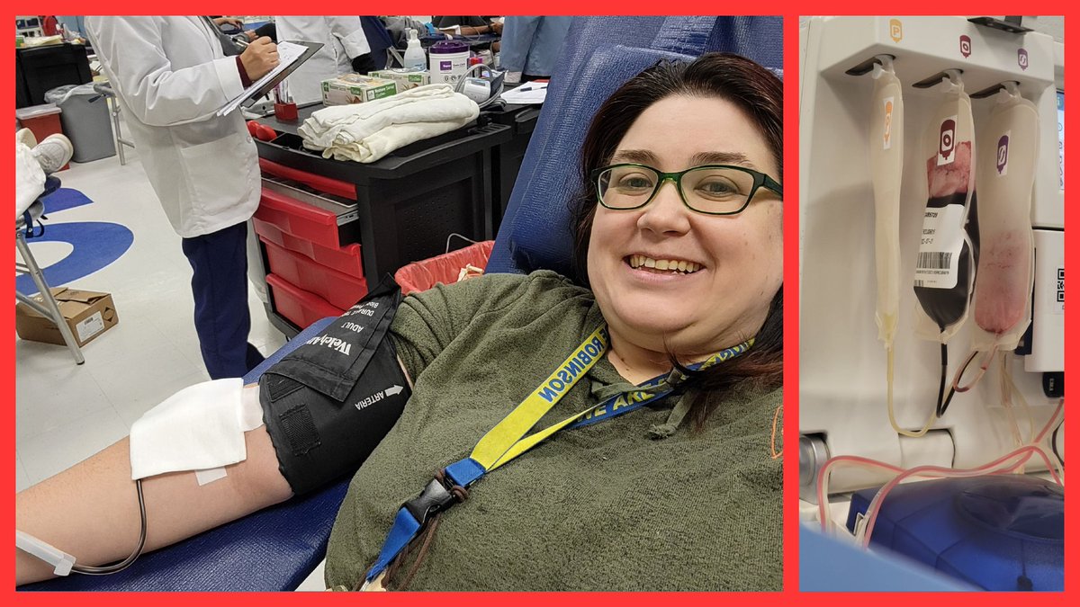 Glad to have partook in <a href="/RobinsonSSNews/">Robinson Secondary</a> <a href="/Robinson_SGA/">Ram Fam</a> fall/winter blood drive w/@InovaBlood today. Sad I'm no longer eligible to give platelets, but happy my double red donation will go to those in need during this holiday giving season.