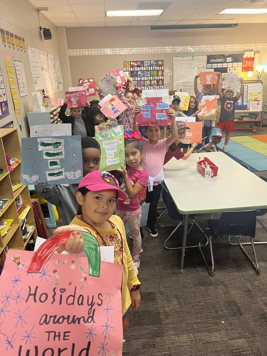 We did some traveling today!! We got to go to Mexico &amp; learn about Christmas from Mrs. Fox, England with Mrs. Hale, Canada with Mrs. Krakehl, Germany with Mrs. Meese and France with me! They packed their suitcase and had their passports ready to go! <a href="/HumbleISD_EGE/">Elm Grove Elementary</a>