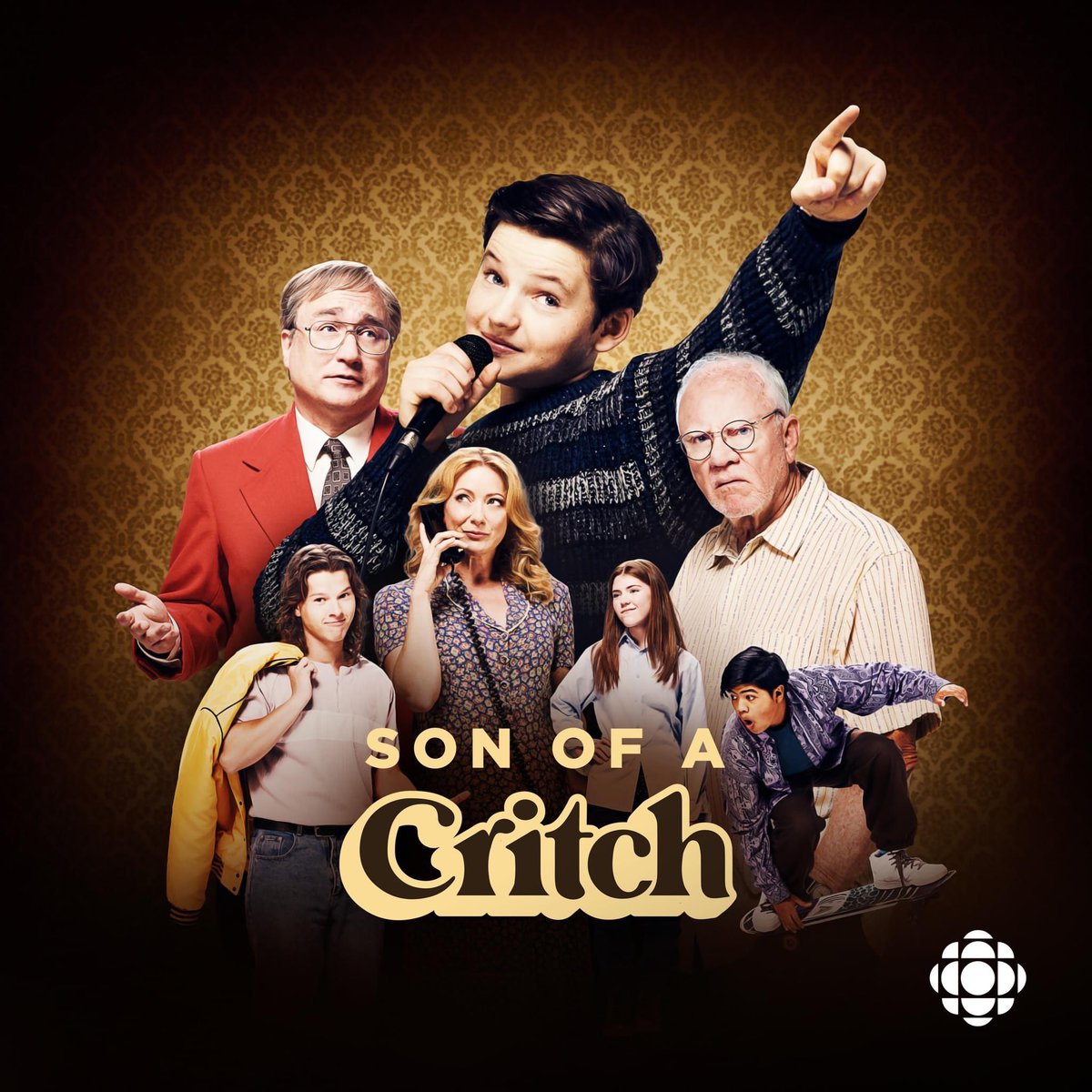 Check out our key art for season 2 of Son Of A Critch. See us Tuesday, Jan 03 on CBC