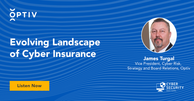 KoszykMark's tweet photo. There are three areas key to managing #CyberRisk. 🔑 What are they? @Optiv's James Turgal has answers. Plus, what should you be able to answer about your data – watch here: https://t.co/6OoozbOj2r https://t.co/I5gnoT0ekv