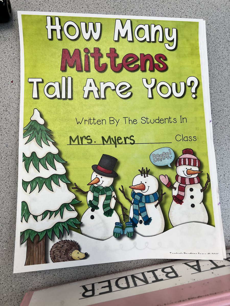 We’re “smitten” for nonstandard measurement! 🧤We loved creating our own class book and figuring out how many mittens tall our friends were! <a href="/WillowvilleE/">WillowvilleElem</a>