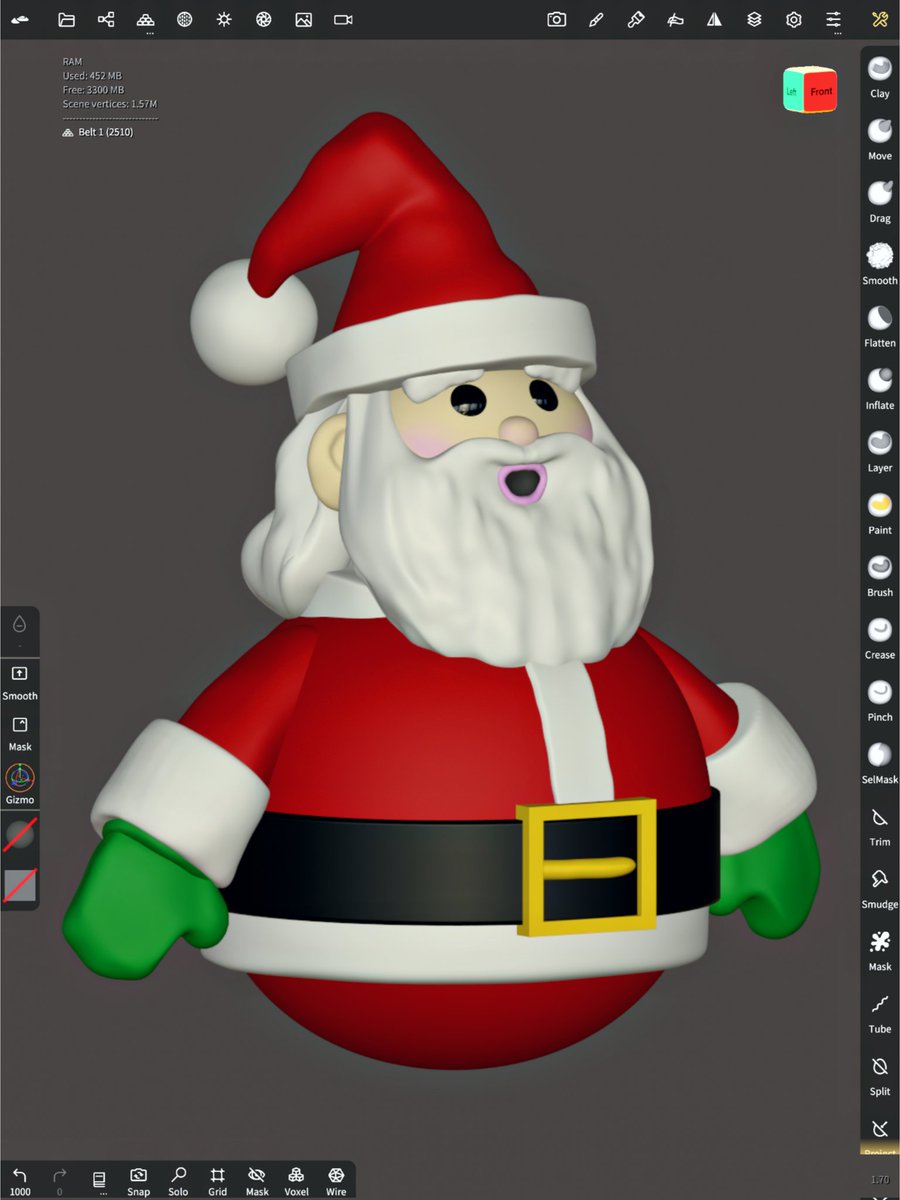 Ho Ho Ho 🎅 

Only 10 Days 'till SANTA!

Having a lil 
Christmas Fun
in Nomad Sculpt