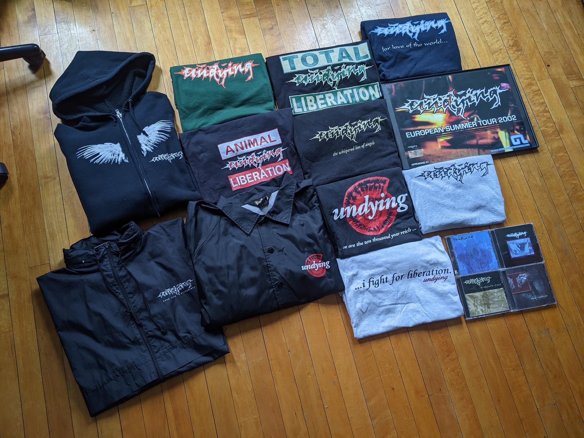 the great redneck hope on Twitter "this was all the undying merch i