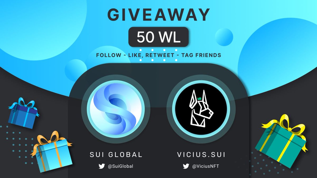 Vicius community! 😎

We are happy to announce that we have partnered up with @suiglobal to establish a HUGE Giveaway! 🤝🔥

50x Wl Spot 🎉

1️⃣ Go to app.quest3.xyz/quest/71745554…

2️⃣Complete all tasks 

3️⃣Claim Rewards 

10 Days ⏰️
#suiecosystem #SuiNFT #NFTs #Suiglobal