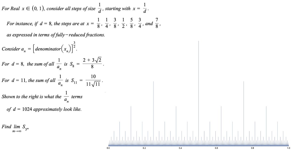 USDescartes's tweet photo. #POTD #Math #Fractions #UnitFractions #Sums
Problem of the Day!
.@mathisstillfun
.@SpecialMaths
.@sonukg4india
.@mathssolutionz https://t.co/N31VB4jCh8