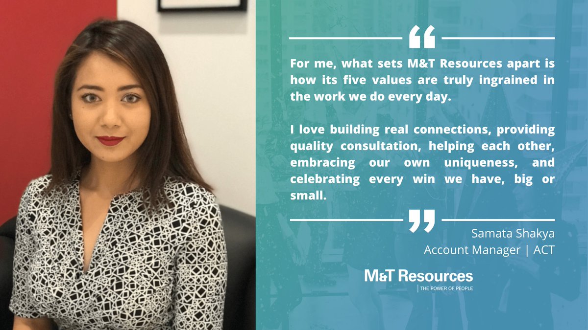Samata Shakya is celebrating 5 years at M&amp;T! Samata's commitment to her clients, team, and M&amp;T's core values shines through in everything she does, and we've been proud to support her growth in her time here. Congrats on the milestone, looking forward to another successful year!