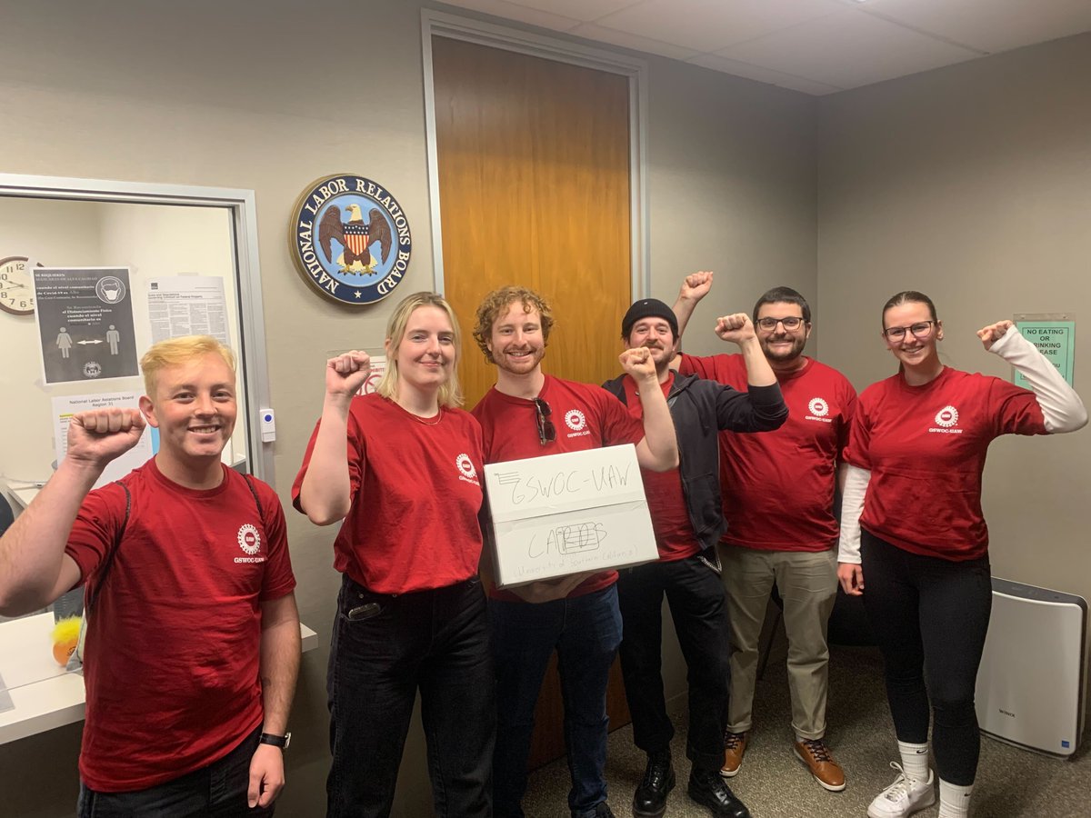 gswocusc's tweet image. Today we filed for our union with supermajority support!!! Excited to continue building our union and a stronger, more equitable USC!