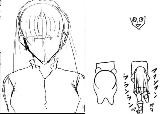 今日の一枚番外編。
シャロンちゃんとくまたんのお絵かき対決!
現在冬のセール中のワーズワースの18禁同人漫画「がんばれシャロンちゃん3」の某コマの絵のラフから完成までの4コマ。
シャロンちゃんは絵は苦手です…😅

FANZA https://t.co/glhivCPhCE 