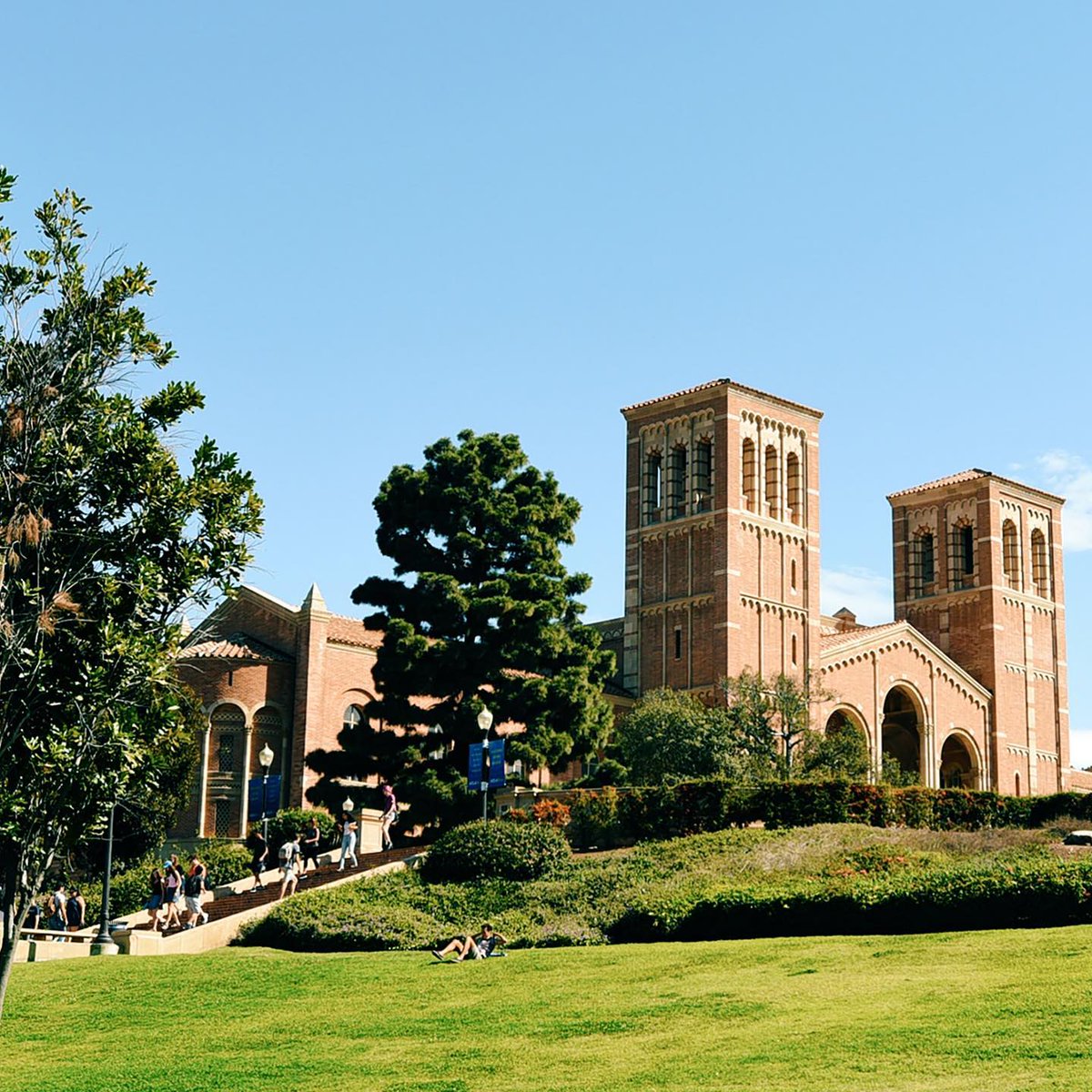 UCLA's tweet photo. A view we can never get tired of 💛🐻💙 #SceneAtUCLA
📸 by @devonreview https://t.co/Rr08pNSfjZ