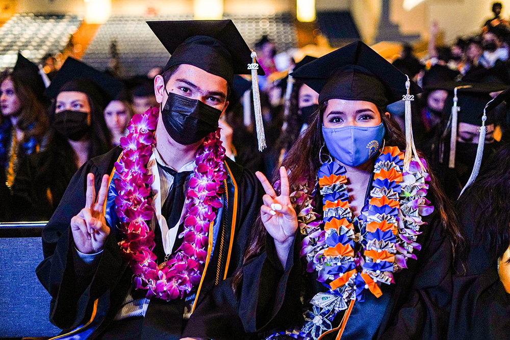 SJSU's tweet photo. Fall 2022 grads! We’re just hours away from your big day. Can't wait to celebrate with you! 🎓 🎉

Join us on the Paseo before or after your ceremony for photos, and/or a short video interview to tell us about your #sjsubucketlist. #SJSU22 #SJSU 🔵🟡 https://t.co/lN9YebNyYz https://t.co/sav8CNiMsO