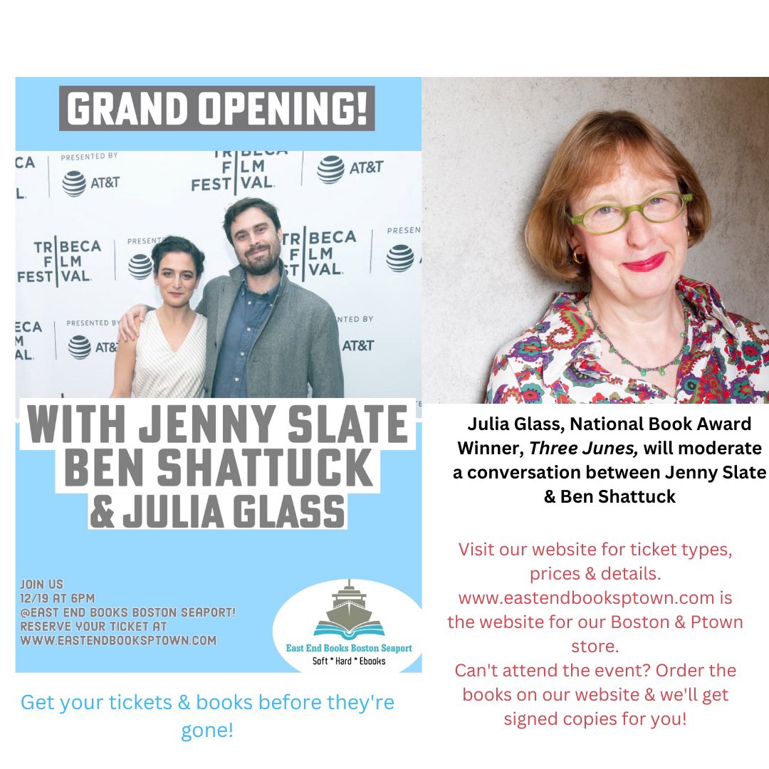 Ticket details: eastendbooksptown.com/event/jenny-sl…