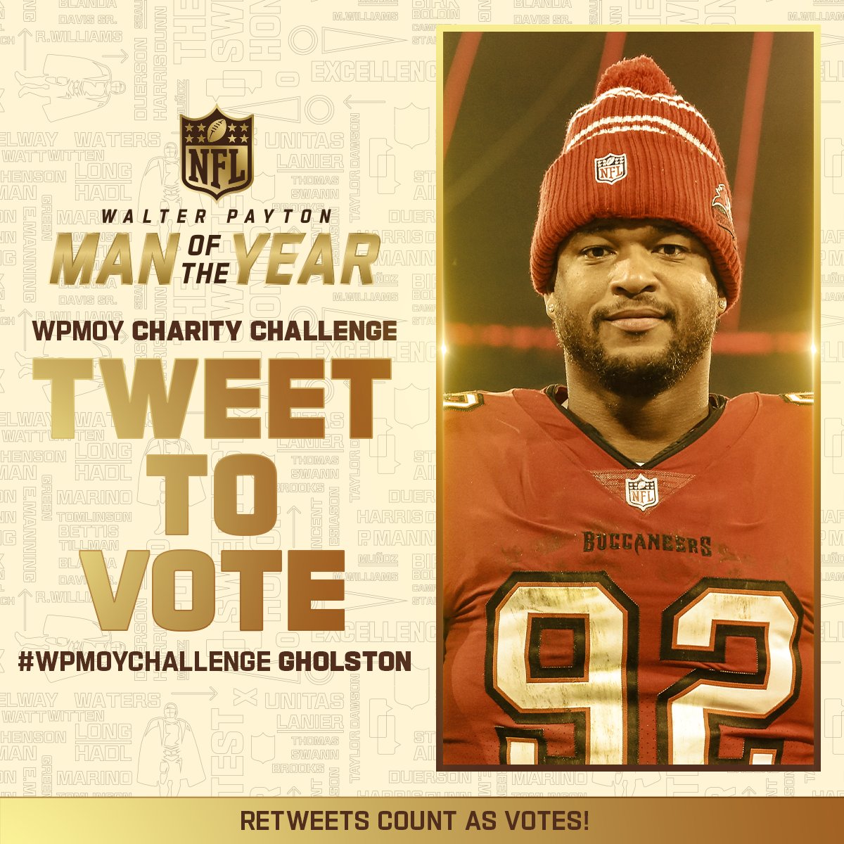 #WPMOYChallenge Gholston <a href="/WILL_GHOLSTON2/">Will Gholston</a>