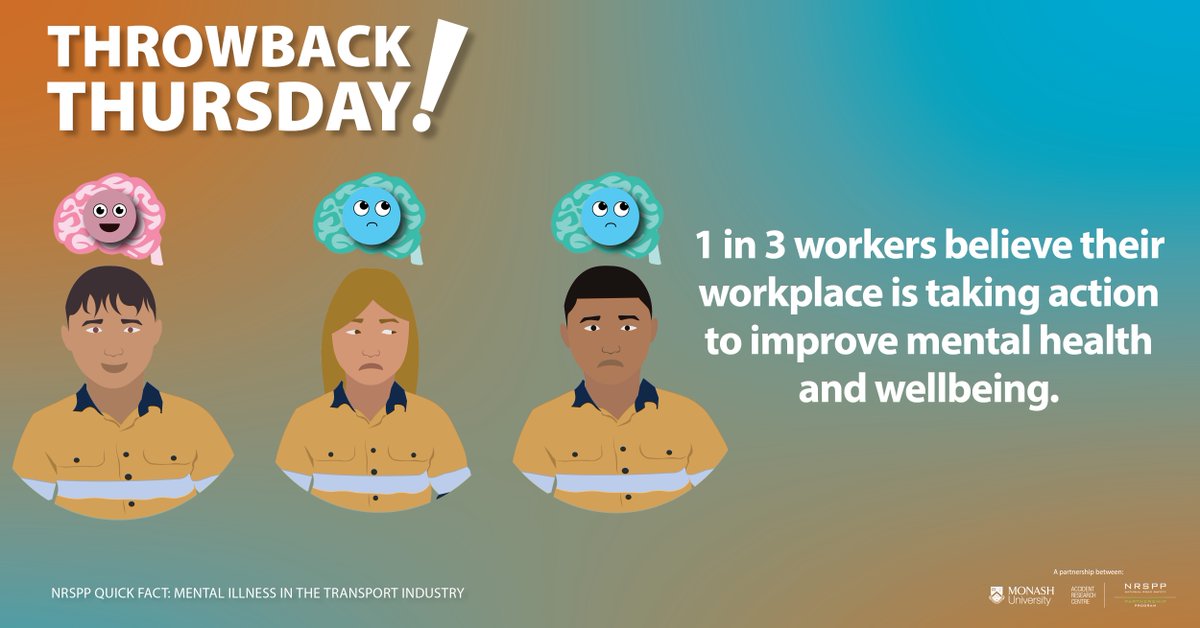 NRSPPaus's tweet image. A mentally healthy workplace is one that protects and promotes mental health and empowers people to seek help mental illnesses (e.g., depression, anxiety) for the benefit of the individual,
organisation and community. 
#MentalHealth #Roadsafety #Empower #ThrowbackThursday
