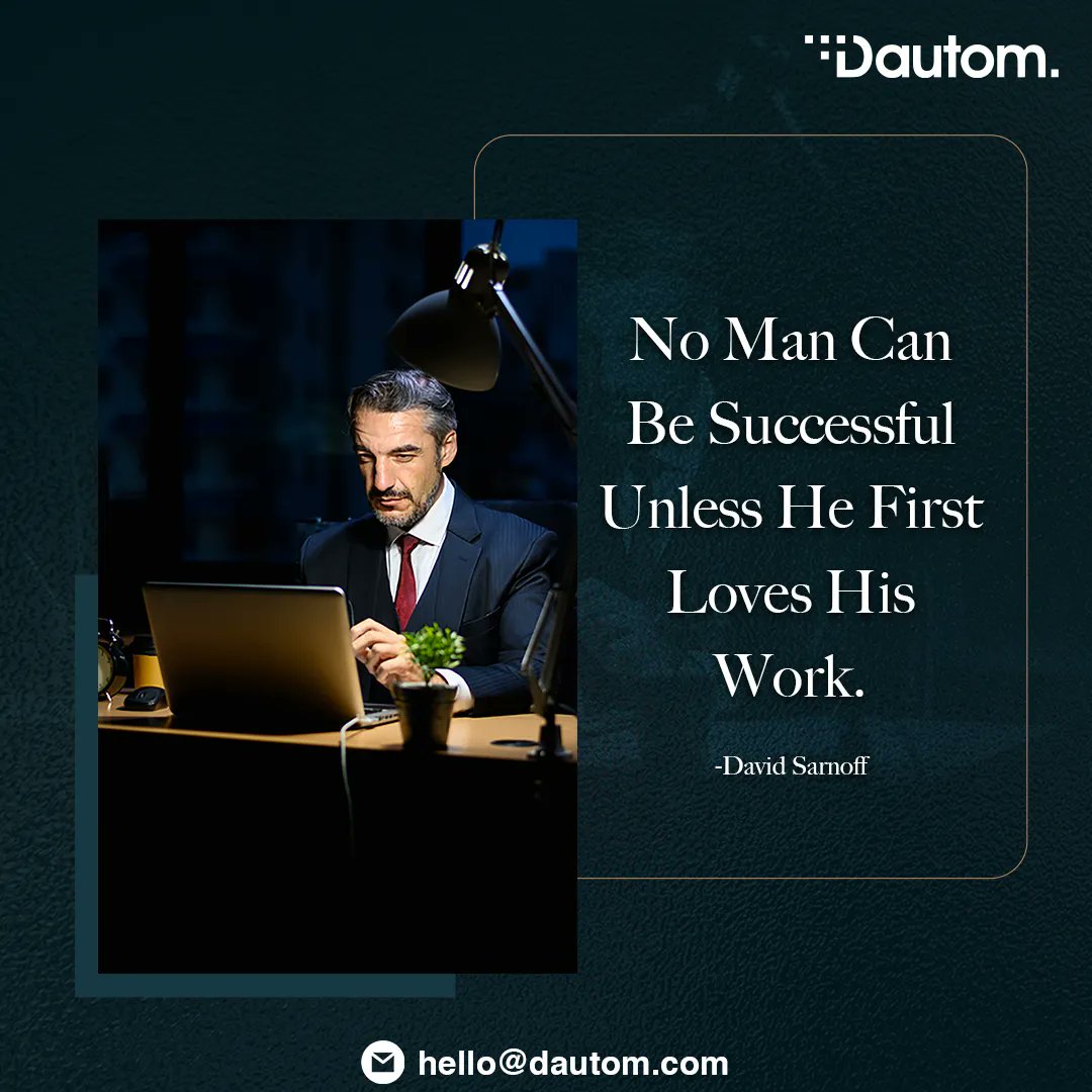 DautomTech's tweet photo. It's not about the money, it is that your job should make you happy. If you don't enjoy doing something then how can one be successful at his or her work?
#dautom #worksuccess #dautomtech #informationandtechnology #workculture https://t.co/02fesWSNBR
