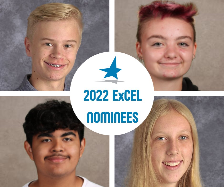 bps271's tweet image. Congrats to Bloomington juniors Owen Baker &amp;amp; Anna Feeken (@jeffjaguars) and Lila Coval &amp;amp; Angel Romero-Valencia (@jfkeagles) as they were announced as the 2022 Excellence in Community, Education &amp;amp; Leadership (ExCEL) Award nominees: bit.ly/bps-22excel

#MN #Schools #BPSpride