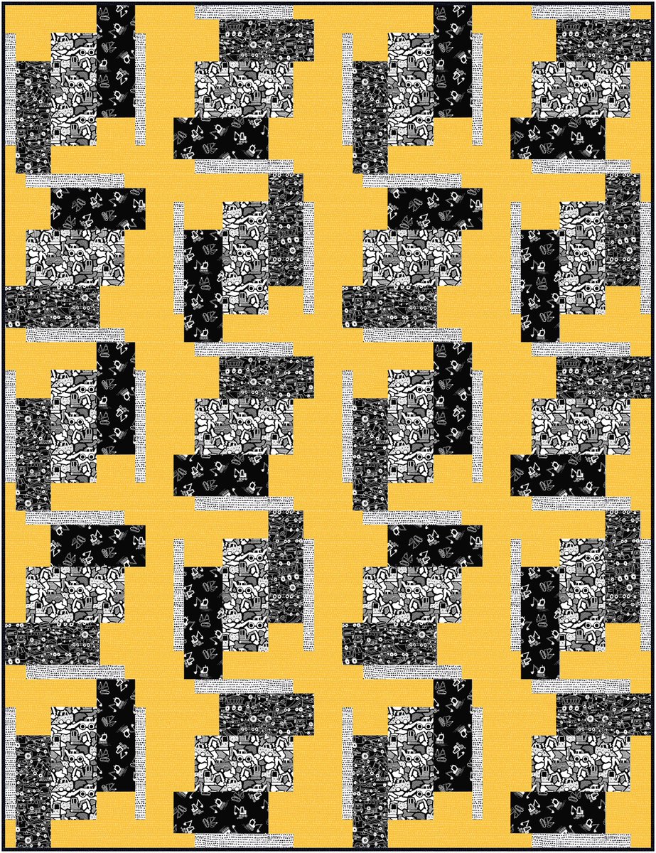 Excited to share the latest addition to my #etsy shop: Excavation Download Quilt Pattern etsy.me/3FUB1cs #quilting #quiltpattern #pattern #easypattern #lapquilt #beginnerpattern #modernquilt #modernpattern #contemporaryquilt