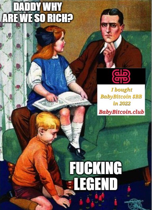 BabyBitcoinX's tweet photo. Baby Bitcoin $BB Let's goooo
https://t.co/4sz4hm42Lw 

#Bitcoin #BTC #BNB #BSC #binance #Binance10M #ETH 
@1goonrich https://t.co/oCNqOOVpSX
