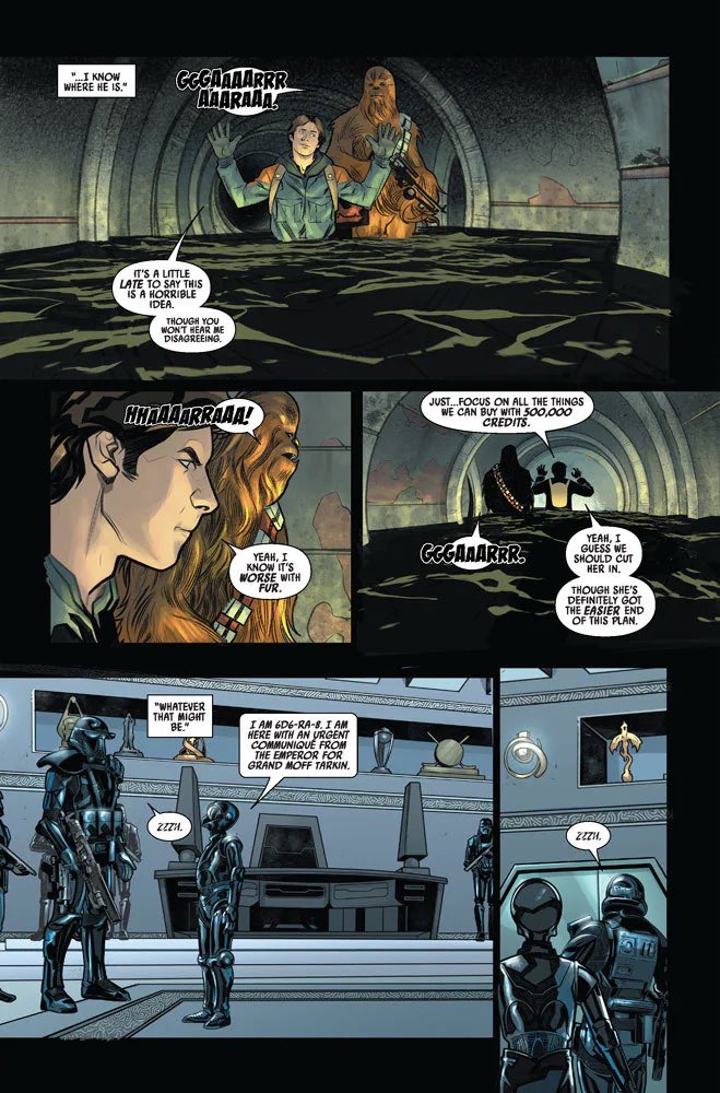 GabrielleOrlita's tweet photo. 🚨🚨🚨🔛#SW✨#ComicBooks
#Han and #Chewie are looking to break in; #Aphra is hoping to break out!
#Marvel_SW: #HanSolo_and_Chewbacca_Issue8th
🔛ARRIVES: #Dec28th
🔛Pre-Order now: #ComiXology.
It’s going to be #GRRRRR8!!!🥰👊👊
https://t.co/GGebiXVAUI https://t.co/nh3BuDScu6