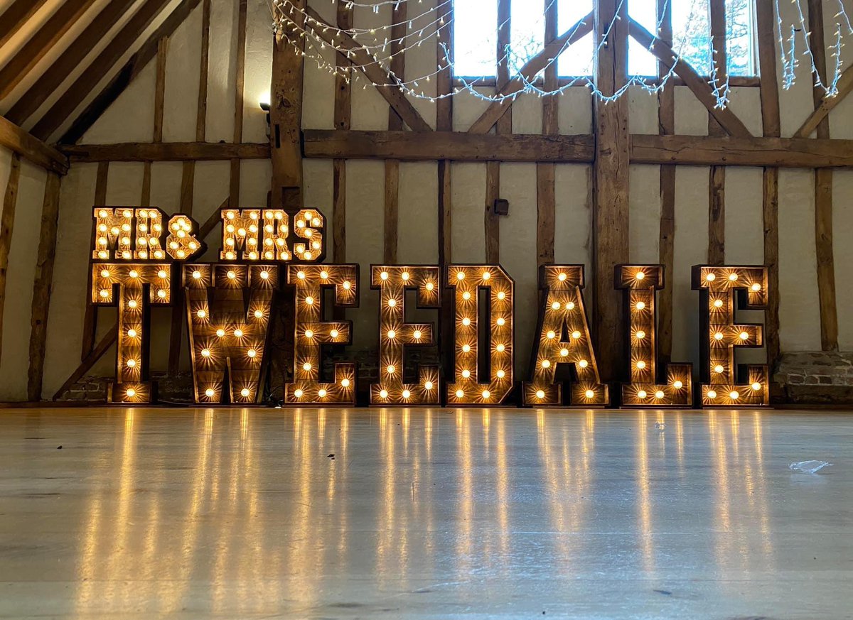 Here are our rustic light up letters, they fit in perfectly in this beautiful venue along with our rustic heart photobooth. It was fantastic to be invited back to <a href="/BlakeHallWedd/">Blake Hall Weddings</a>