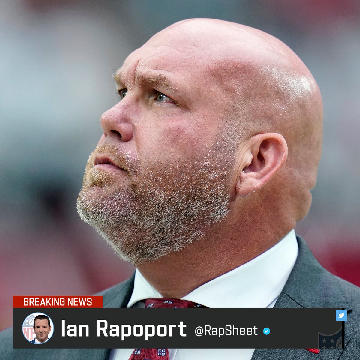 RapSheet's tweet image. Sources: #AZCardinals GM Steve Keim is taking an indefinite, health-related leave of absence from the team.