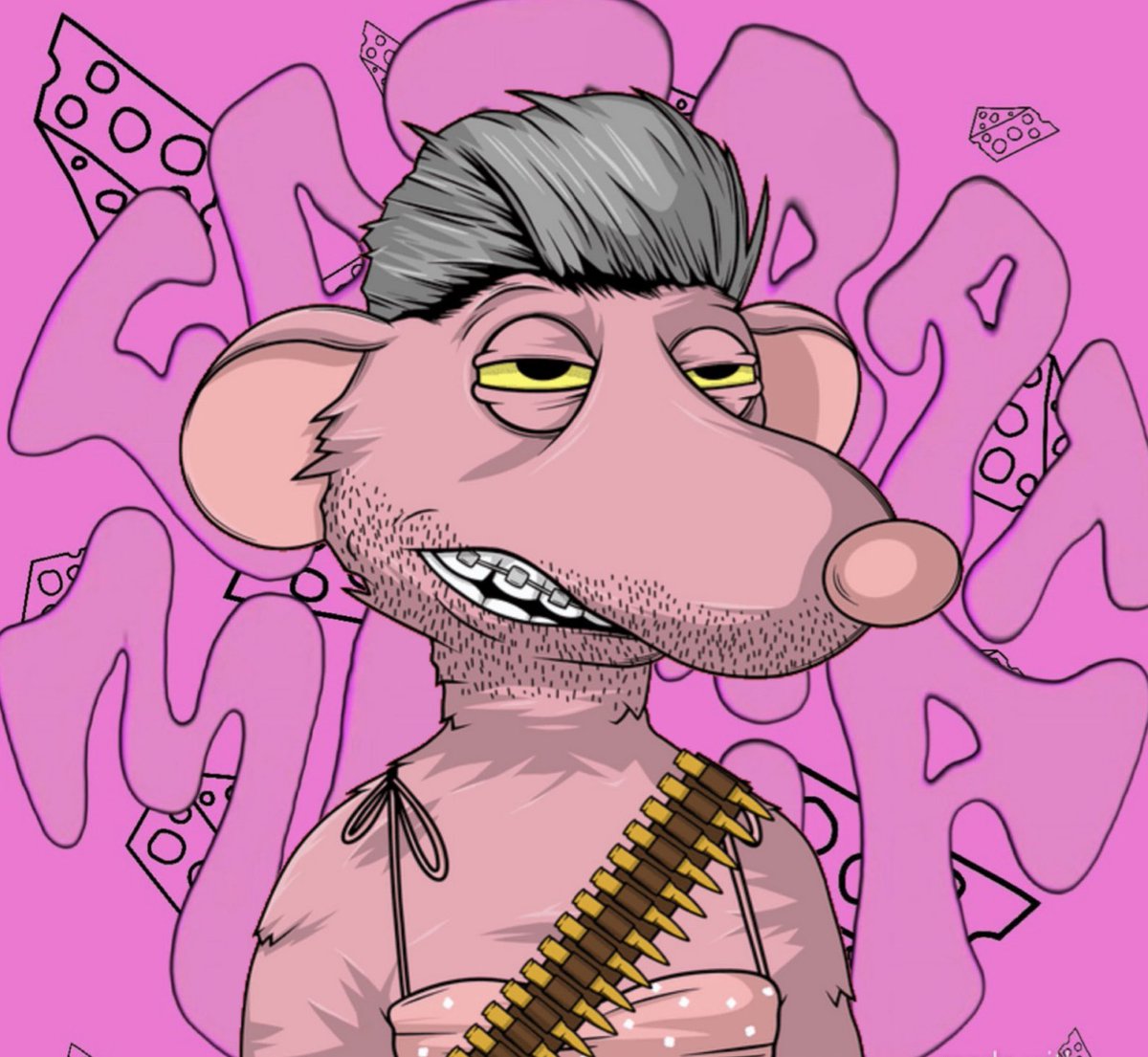 AllMySats's tweet photo. #FatRatMafia
Pink on pink💓
#FRM #NFT #NFTs 
#ETH #NFTCommunity https://t.co/U6dNRBzPw9