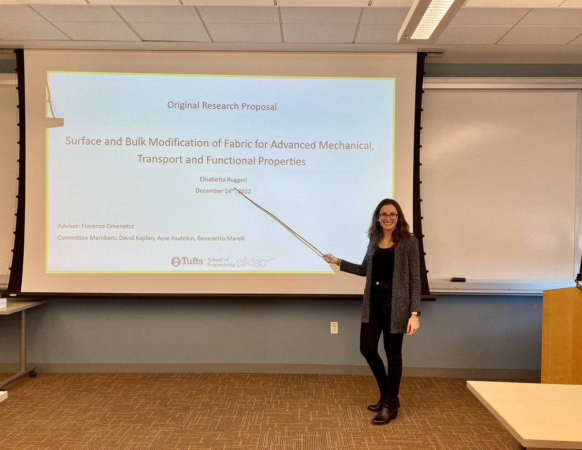 The_SilkLab's tweet photo. Congratulations to Elisabetta @eli_ruggeri for successfully passing her ORP!  Well done! ✨ https://t.co/IQyQzINpCi