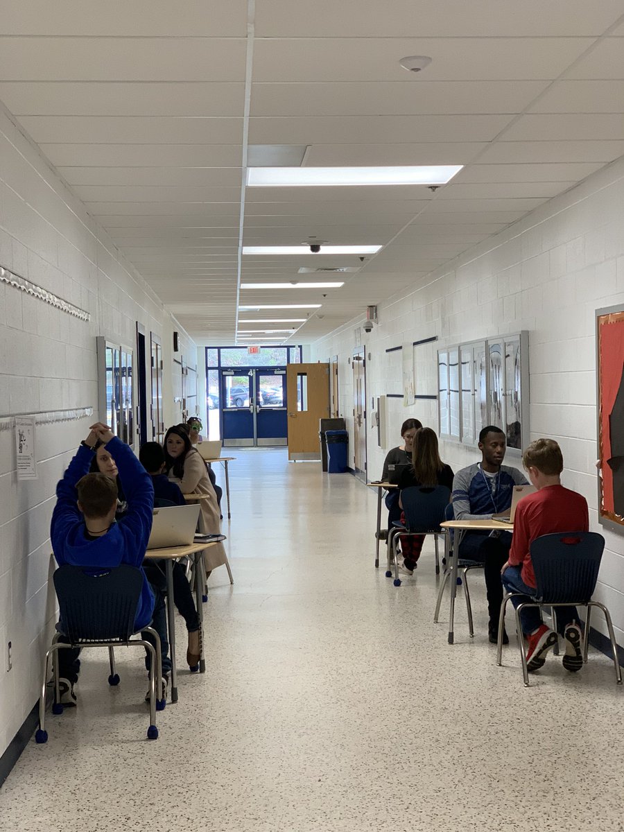 Counselors are busy this week meeting individually with every 7th grade student on their caseload for Minute Meetings! Building relationships and making connections! #PWCScounseling #LaunchingThrivingFutures <a href="/LrmsWolves/">LRMSWolves</a>