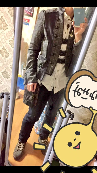 見えるところと見えないところの両極端も、どうぞ。 