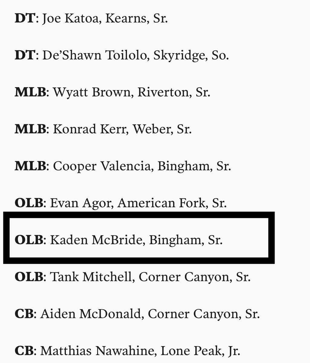 6A all state honorable mention!