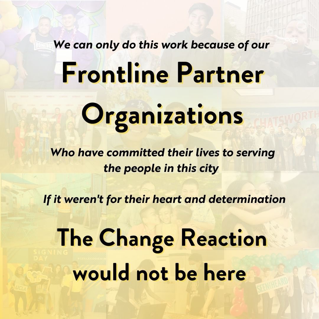 We want to reintroduce ourselves to our new followers. We are The Change Reaction 🤍 welcome to the family!