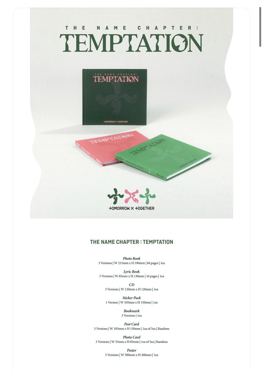 WinterStoryPH's tweet photo. ♡ TXT The Name Chapter: Temptation  PH GO (NONPROFIT)♡

🤍Short DOP (Jan 25)
Album - 810 + lsf
SET - 2430 + lsf

🤍Long DOP (50%DP Jan 25, Rem Bal Feb 15)
Album - 850 + lsf
SET - 2550 + lsf

📌NETA
✅Pooling (Payment form basis)
✅ with Weverse POB

🔗 https://t.co/VFQJr5RbiP https://t.co/C4B19p79Hd