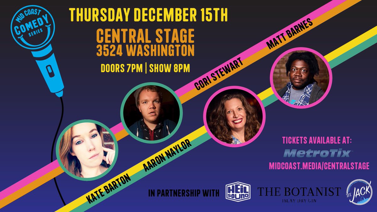 midcoastmedia's tweet photo. Mid Coast comedy returns tomorrow (and every Thursday) with @IamAaronNaylor @Kate_Unscripted @sadbtchjoos_esq @Barnesmostly at #centralstage in @GrandCenter. Doors 7pm. Show kicks off at 8pm. 

https://t.co/xqTquSmv6p https://t.co/4oi3ibCh4p