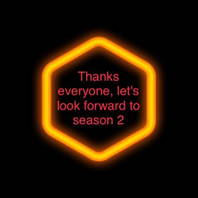CoreHoneycomb's tweet image. You all suffered.  Season 1 is over.  Let's wait for season 2

#TheEND