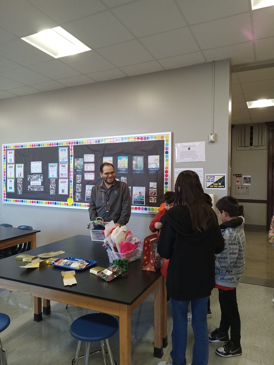 Today <a href="/KCPS_James/">KCPS James</a> had our annual Holiday gift store.  Students bought presents and even got to wrap them. What a gift for us as a staff to bring so much joy to our families. <a href="/JosieHerrera_3/">Josie Herrera</a>  <a href="/kcpublicschools/">KCPS</a> #giftofgiving