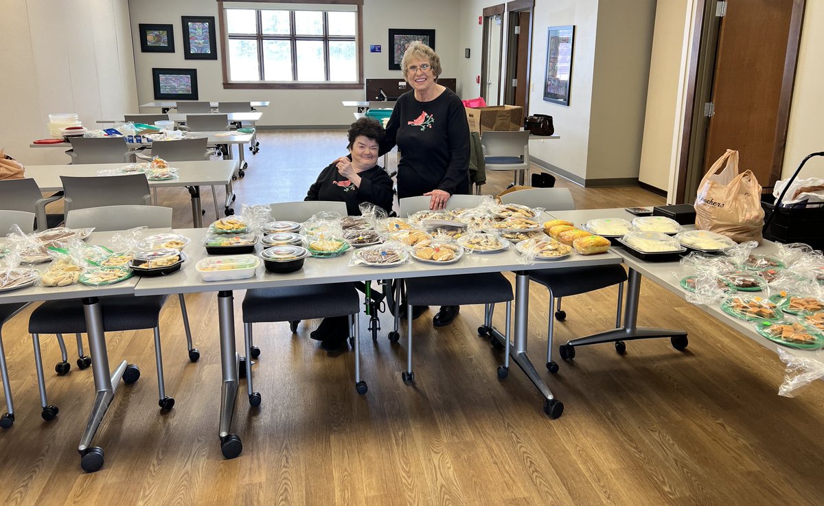 CCRIShannon's tweet photo. Miss Gloria brightened up a bad weather day with a bake sale at ⁦@CCRIMoorhead⁩. She has the best homemade goodies! https://t.co/mHtsrasozG