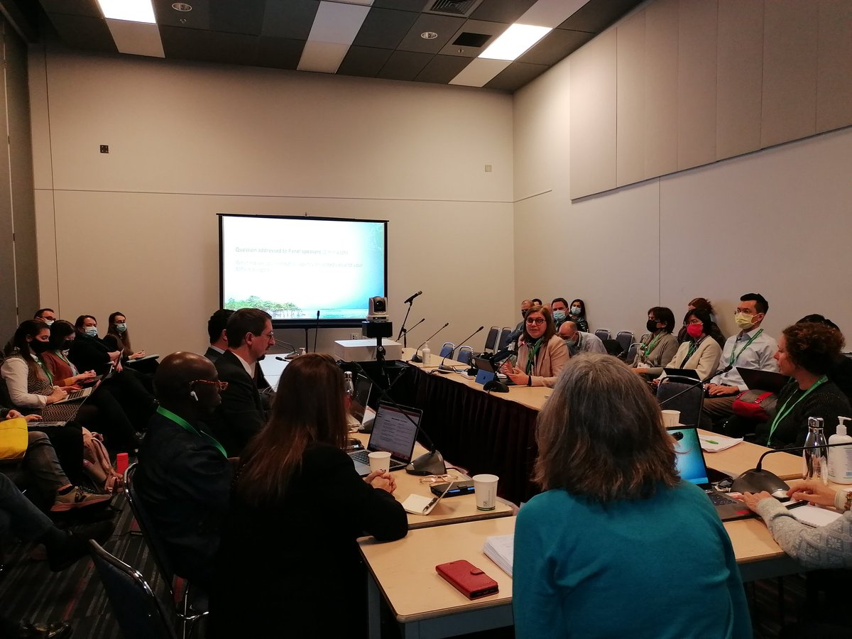 #COP15CBD lots going on, ground through some negotiations, heard some variable stuff and now in a small side room 514a am in a really great meeting on networks managers of #MPAs, inspiring to hear #livingoceans.