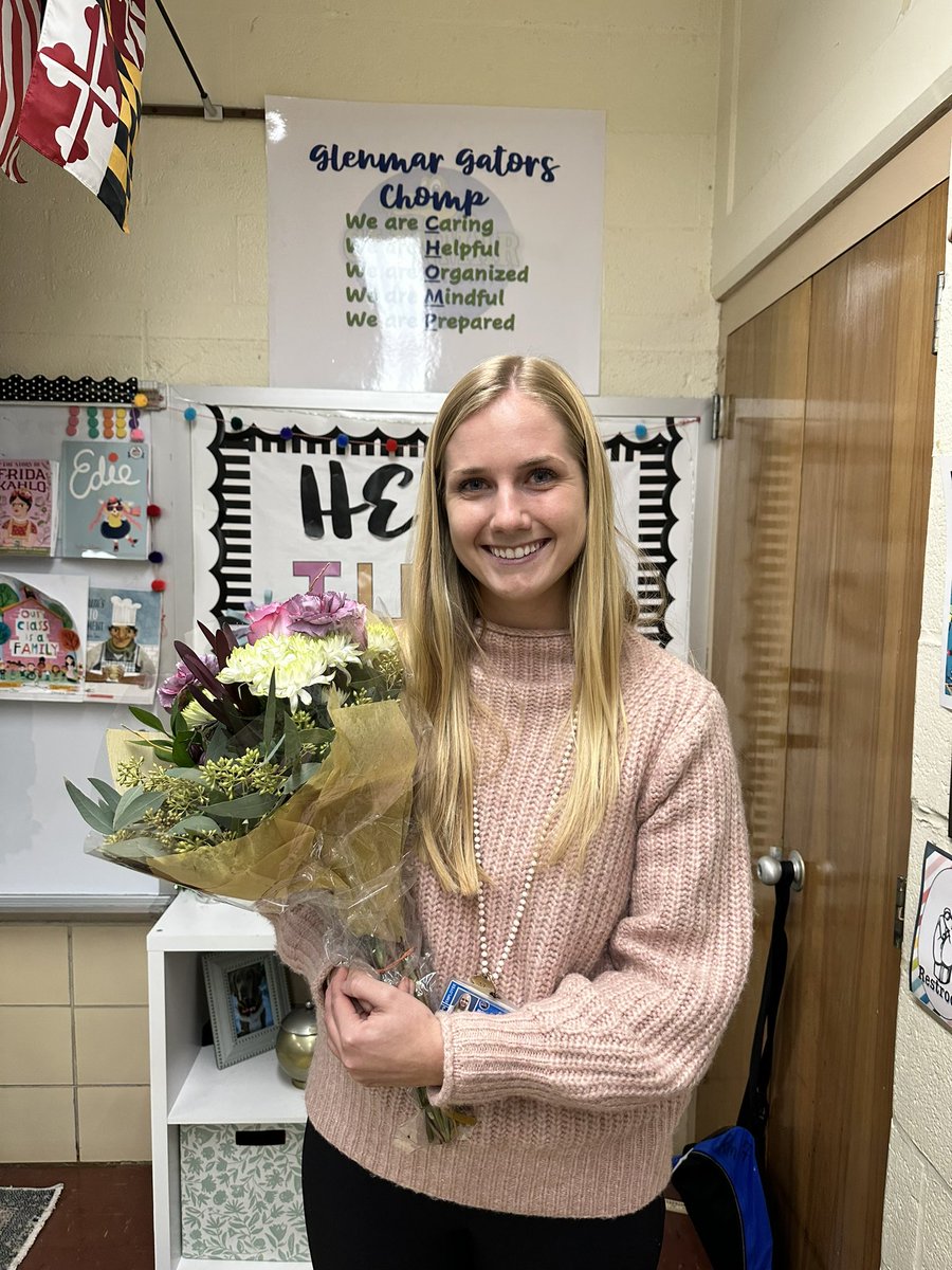 Congratulations to <a href="/GlenmarES/">Glenmar ES</a> Teacher of the Year. Ms. Gough, thank you for always believing in our students and supporting their academic growth!