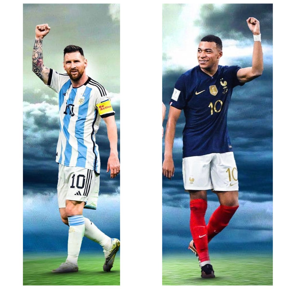 alimo_philip's tweet photo. 🏅FIFA World Cup Qatar 2022 Golden Boot Race

🥇Lionel Messi-5⚽️+3🅰️ 114mins/g
🥈Kylian Mbappe-5⚽️+2🅰️ 95mins/g
🥉Julian Alvarez-4⚽️+0🅰️ 91mins/g
4️⃣ Olivier Giroud-4⚽️+0🅰️ 96mins/g

⚖️1st tiebreaker = assists
⚖️2nd tiebreaker = mins per goal

#FIFAWorldCup|#Messi𓃵|#GOAT𓃵 https://t.co/CCRAg5N7i0