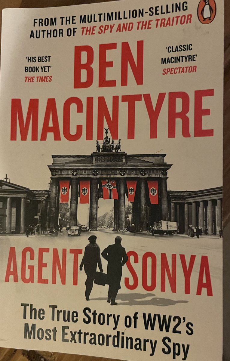 WriterJackWhite's tweet photo. If you are enjoying @BenMacintyre1 #ASpyAmongFriends I recommend #AgentSonya where Soviet spy Ursula Kuczynski lived in Berlin elite circles at same time as Boris Litwin, Boris Johnson’s Russian Mexico patron. She was recruited to the KGB Richard Sorge posing as “Mr Johnson” Lol https://t.co/Edj5Dni3tc