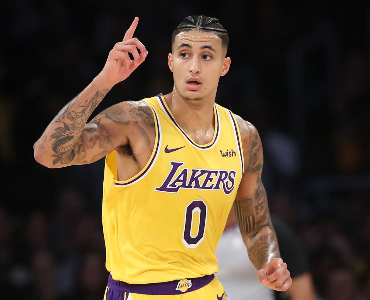 LakersLead's tweet photo. Kyle Kuzma is coming home 🔜 #LakeShow https://t.co/OAukdNAAlS