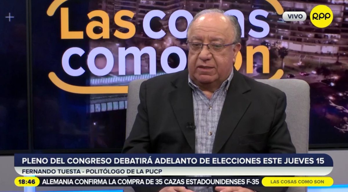 RPPNoticias's tweet photo. 🔴 #EnVivo: Fernando Tuesta habla sobre las reformas al sistema electoral que pueden realizarse para las elecciones adelantadas.

📺 ► Movistar 10 - 710 HD https://t.co/SQz8XwaHsZ