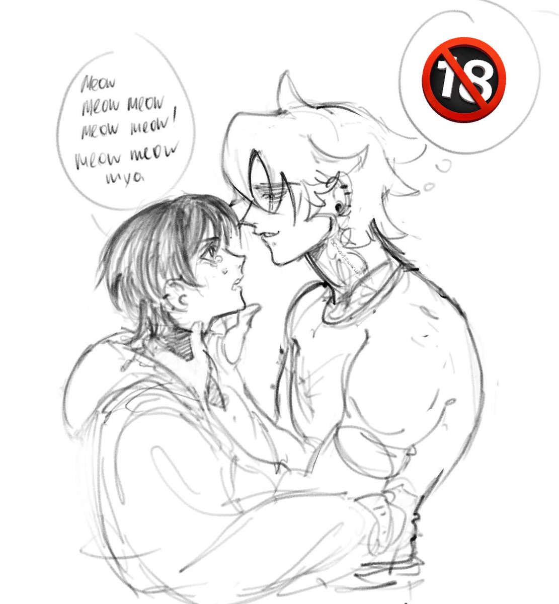paaketik's tweet photo. sketched them while drawing my piece for chscr exchange 😗
#chiscara https://t.co/qkyd6EwYHP