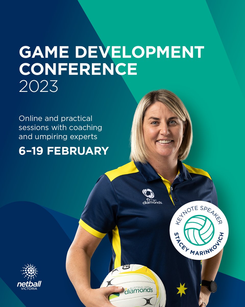 Umpires and coaches of all levels can hear from <a href="/AussieDiamonds/">Origin Australian Diamonds</a> coach Stacey Marinkovich and former <a href="/MelbourneVixens/">Melbourne Vixens</a> premiership player, Tegan Philip at our Game Development Conference, as they provide some tricks of the trade 😍

Register here: netb.al/3uLw67u