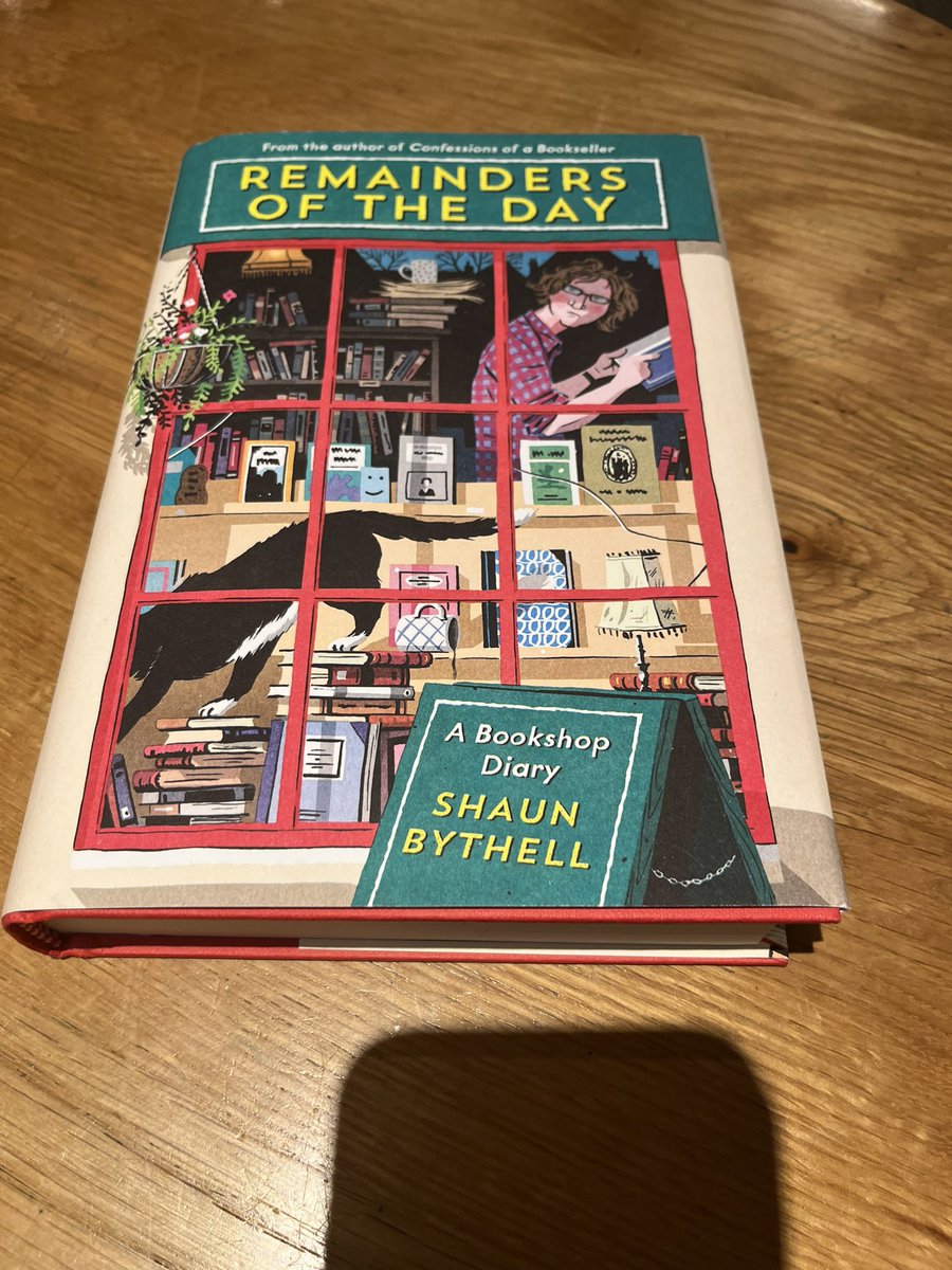 I’m enjoying the most recent bookshop diary from Shaun Bythell, the proprietor of a large used bookstore in Wigtown, Scotland. This is the third diary of his that I’ve purchased from @MunrosBooks and I’ve caught myself laughing out loud more than once! #BookTwitter @GodinePub