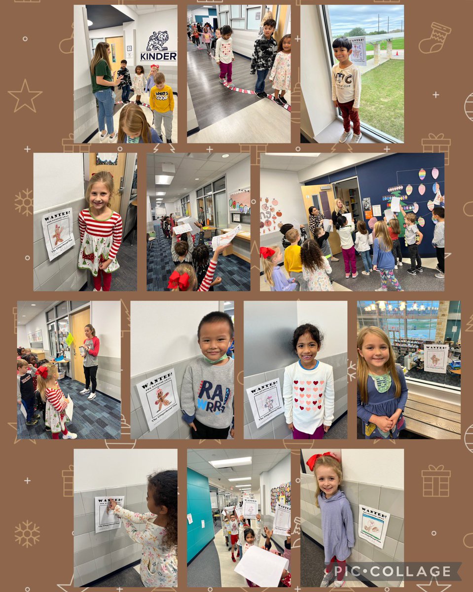 •MISSING• Our Gingerbread Man is gone, if found please return to room 510! #bengalpride