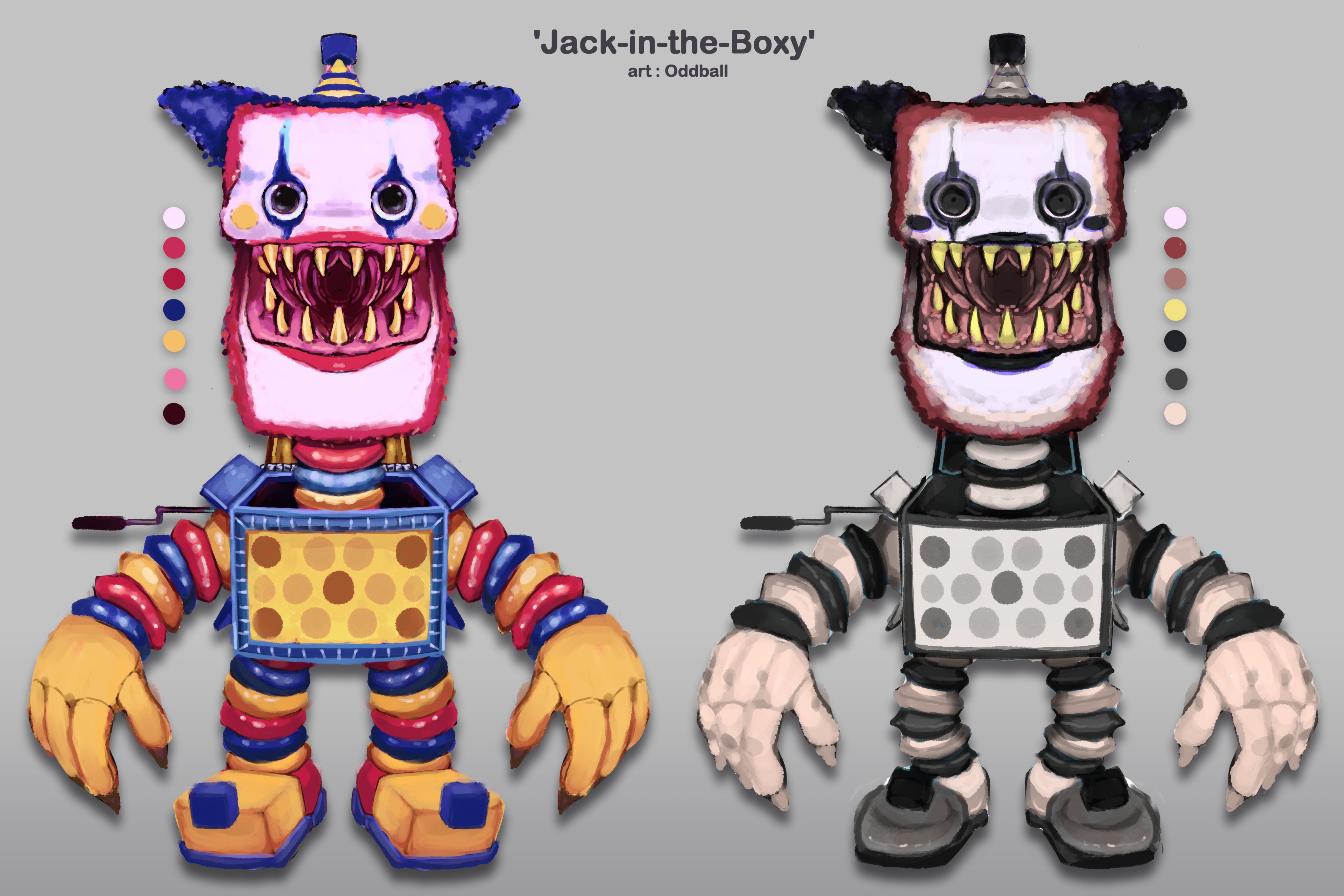 Oddball on X: 'Jack-in-the-Boxy' skin concept I designed! (fan-made) Love  the character designs from mob so I wanted to take a stab at a skin for Boxy -boo! #PoppyPlaytime #ProjectPlaytime  / X