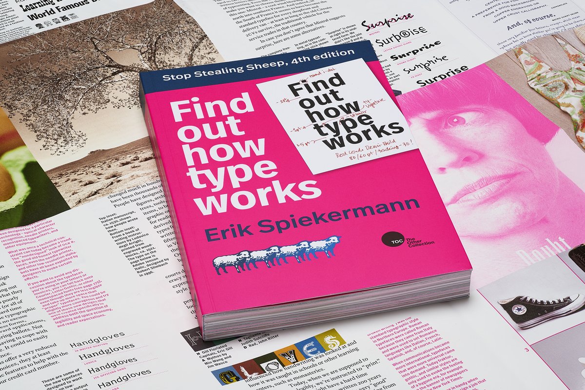 Google Fonts (@googlefonts) on Twitter photo Available now on Google Fonts: The complete 4th edition of the legendary book, “Stop Stealing Sheep and find out how type works,” by <a href="/espiekermann/">Prof. Erik Spiekermann</a>! Available now on Google Fonts: The complete 4th edition of the legendary book, “Stop Stealing Sheep and find out how type works,” by <a href="/espiekermann/">Prof. Erik Spiekermann</a>!