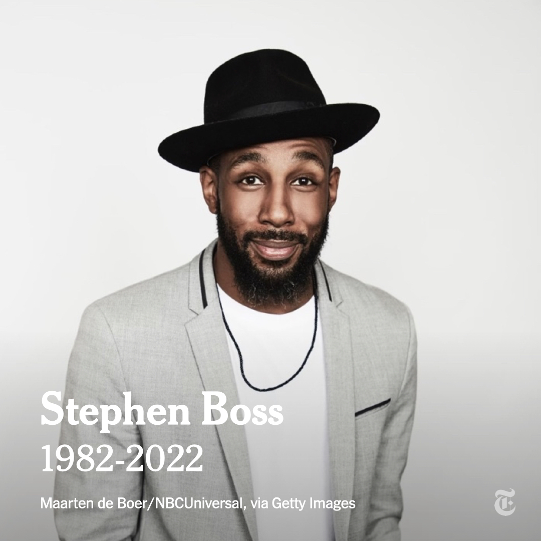 nytimes's tweet image. Stephen Boss, a charismatic dancer and television personality known as tWitch who rose to fame on "So You Think You Can Dance" and spent nearly a decade with "The Ellen DeGeneres Show," died on Tuesday. He was 40. nyti.ms/3hva3Pp